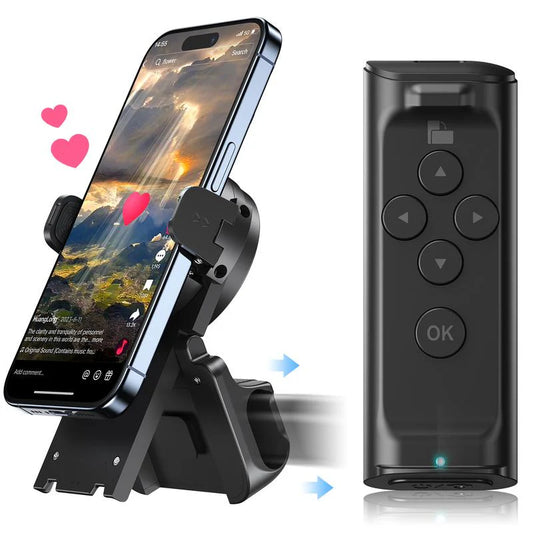 PUTARE TikTok Remote Scroller with Phone Stand & Camera Shutter